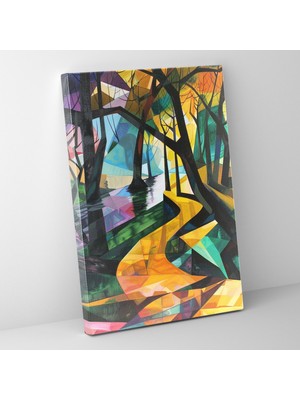 Painted Anarchy Kübizm Duvar Sanatı - Kübizm, Kanvas Tablo, Duvar Sanatı, Kübizm, 30X50