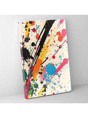 Painted Anarchy Renkli Sıçramalar Dadaizm Kanvas Tablo - Dadaizm, Kanvas Tablo, Dadaizm, Kanvas Tablo, 30X50