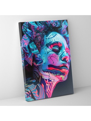 Painted Anarchy Dadaizm Sanat Tarzı Duvar Dekorasyonu - Dadaizm, Kanvas Tablo, Kanvas Tablo, Dadaizm Sanat Tarzı, 30X50