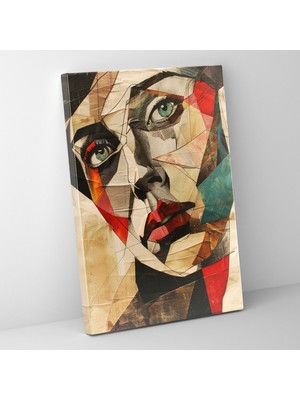 Painted Anarchy Picasso Kübizm Kanvas Tablo - Kübizm, Duvar Sanatı, Ev Dekorasyonu, Picasso Sanatı, 30X50