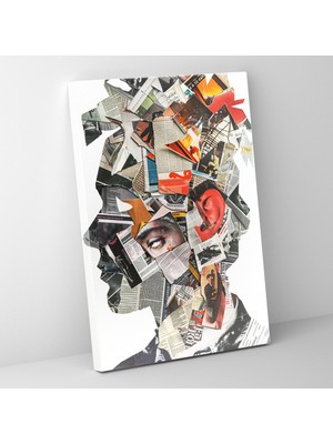 Painted Anarchy Dadaizm Kanvas Tablo Duvar Tablosu - Dadaizm, Kanvas Tablo, Ev Dekorasyonu, Kanvas Tablo, 30X50