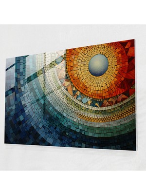 Painted Anarchy Toprak Cam Duvar Sanatı - Toprak, Cam Duvar Sanatı, Toprak, Canlı Renkler, 45X30