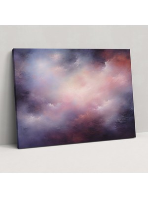 Painted Anarchy Dreamy Galaxy Empresyonist Baskı - Toprak, Ev Dekorasyonu, Galaksi, Duvar Tablosu, 50X30