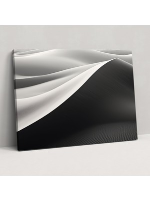 Painted Anarchy Çöl Desenleri Kanvas Tablo - Toprak, Duvar Sanatı, Minimalist Fotoğraf, Ev Dekorasyonu, 50X30