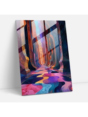 Painted Anarchy Ekspresyonizm Sanat Tarzı Soyut Cam Baskı - Ekspresyonizm, Ekspresyonizm Sanat Tarzı, Ev Dekorasyonu, Modern Sanat, 30X45