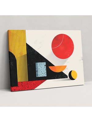 Painted Anarchy Minimalist Soyut Sanat Duvar Sanatı - Soyut Sanat, Duvar Sanatı, Kanvas Tablo, Kanvas Tablo, 50X30