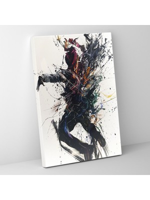 Painted Anarchy Aksiyon Tablo Kanvas Duvar Sanatı Dekor - Aksiyon Tablo, Duvar Dekorasyonu, Duvar Sanatı, Kanvas, 30X50