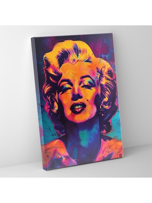 Painted Anarchy Andy Warhol Marilyn Monroe Kanvas Tablo - Andy Warhol, Andy Warhol, Ev Dekorasyonu, Kanvas Tablo, 30X50