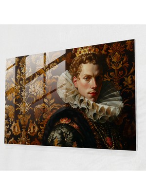 Painted Anarchy Barok Tarzı Resim Duvar Dekorasyonu - Barok, Cam Sanatı, Modern Sanat, Barok Tarzı Resim, 45X30