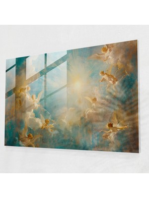 Painted Anarchy Barok Tarzı Resim Ev Dekorasyonu - Barok, Cam Sanatı, Cam Duvar Sanatı, Barok Tarzı Resim, 45X30