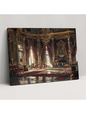 Painted Anarchy Barok Zengin Saray Iç Duvar Sanatı - Barok, Saray Içi, Zengin Renkler, Ev Dekorasyonu, 50X30