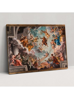 Painted Anarchy Barok Tarzı Tablo Kanvas Tablo - Barok, Duvar Süslemesi, Kanvas Tablo, Barok Tarzı Tablo, 50X30