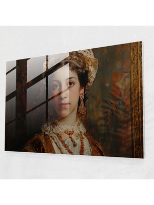 Painted Anarchy Barok Stil Tablo Duvar Süslemesi - Barok, Cam Sanatı, Ev Dekorasyonu, Osmanlı Dönemi Dekoru, 45X30