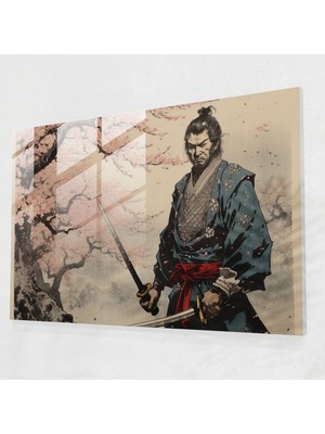 Painted Anarchy Antik Silahlar Duvar Süslemesi - Antik Silahlar, Duvar Süslemesi, Japon Tahta Baskı, Ev Dekorasyonu, 45X30