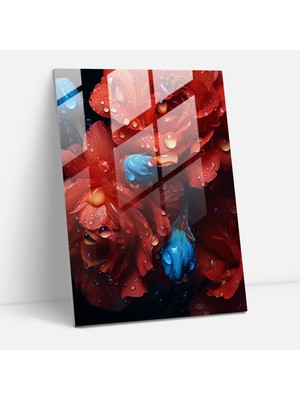 Painted Anarchy Kanayan Çiçekler Duvar Süslemesi - Kanayan Çiçekler, Yakın Çekim, Duvar Süslemesi, Ev Dekorasyonu, 30X45