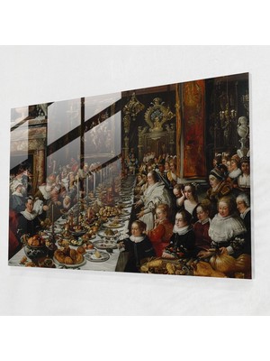 Painted Anarchy Barok Tarzı Resim Modern Sanat - Barok, Cam Duvar Sanatı, Cam Sanatı, Barok Tarzı Resim, 45X30