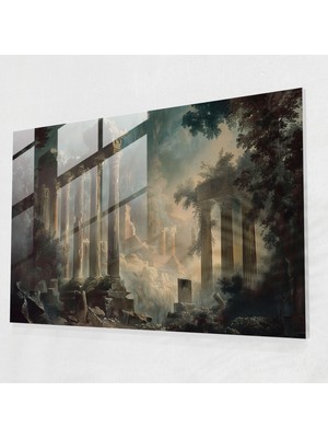 Painted Anarchy Büyük Manzara Barok Tarzı Resim Cam Baskı - Barok, Duvar Dekorasyonu, Ev Dekorasyonu, Barok Tarzı Resim, 45X30