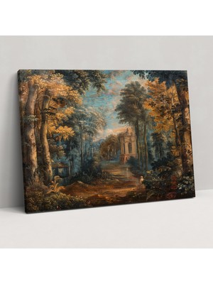 Painted Anarchy Barok Stil Tablo Kanvas Tablo - Barok, Barok Stil Tablo, Kanvas Tablo, Ev Dekorasyonu, 50X30