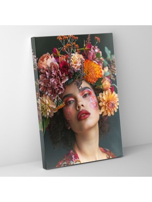 Painted Anarchy Frida Kahlo Style Wall Art - Frida Kahlo, Frida Kahlo Style, Canvas, Canvas Wall Art, 30X50