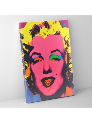 Painted Anarchy Andy Warhol Marilyn Monroe Kanvas Tablo - Andy Warhol, Pop Art, Ev Dekorasyonu, Duvar Sanatı, 30X50
