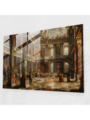 Barok Tarzı Resim Cam Sanatı - Barok, Cam Sanatı, Modern Sanat, Ev Dekorasyonu, 45X30