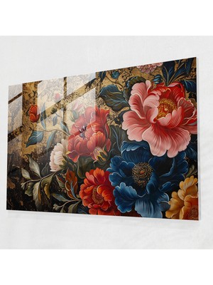 Painted Anarchy Barok Tarzı Resim Cam Duvar Sanatı - Barok, Cam Duvar Sanatı, Cam Sanatı, Ev Dekorasyonu, 45X30