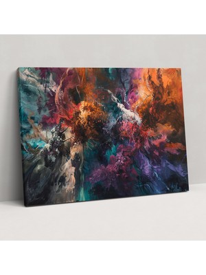 Painted Anarchy Barok Stil Tablo Duvar Dekorasyonu - Barok, Barok Stil Tablo, Kanvas Tablo, Ev Dekorasyonu, 50X30