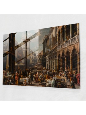 Painted Anarchy Barok Stil Tablo Ev Dekorasyonu - Barok, Ev Dekorasyonu, Barok Stil Tablo, Cam Duvar Sanatı, 45X30