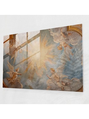 Painted Anarchy Barok Stil Resim Cam Sanatı - Barok, Cam Sanatı, Barok Stil Resim, Duvar Dekorasyonu, 45X30