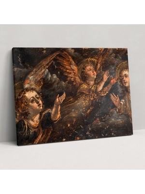 Painted Anarchy Barok Tarzı Resim Duvar Sanatı - Barok, Ev Dekorasyonu, Kanvas Tablo, Duvar Sanatı, 50X30