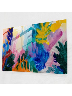 Painted Anarchy Henri Matisse Modern Sanat Cam Baskı - Kalın Fırça Darbeleri - Henri Matisse, Duvar Dekorasyonu, Henri Matisse, Modern Sanat, 45X30