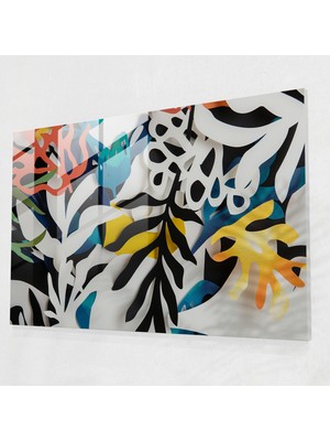 Painted Anarchy Henri Matisse Duvar Dekorasyonu - Karmaşık Kesikler - Henri Matisse, Karmaşık Kesikler, Cam Duvar Sanatı, Modern Sanat, 45X30