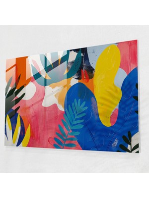 Painted Anarchy Henri Matisse Cam Baskı Duvar Sanatı - Henri Matisse, Modern Sanat, Cam Sanatı, Cam Duvar Sanatı, 45X30