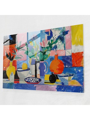 Painted Anarchy Henri Matisse Cam Sanatı - Henri Matisse, Cam Sanatı, Cam Baskı, Modern Sanat, 45X30