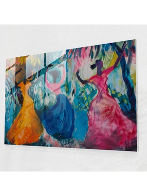 Painted Anarchy Henri Matisse Cam Baskı: Kaprisli Bahçe Cam Duvar Sanatı - Henri Matisse, Kaprisli Sanat, Cam Duvar Sanatı, Duvar Dekorasyonu, 45X30