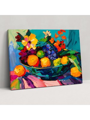 Painted Anarchy Cesur Natürmort Henri Matisse Tarzı Kanvas Tablo - Henri Matisse, Kanvas Tablo, Henri Matisse Tarzı, Duvar Dekorasyonu, 50X30