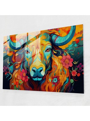 Painted Anarchy Burç Duvar Süslemesi - Burç, Modern Sanat, Ev Dekorasyonu, Pop Art, 45X30