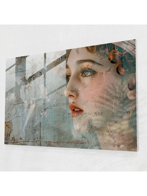 Painted Anarchy Neoklasizm Cam Baskı - Neoklasizm, Neoklasizm, Duvar Dekorasyonu, Cam Sanatı, 45X30