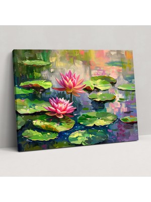 Painted Anarchy Nilüferler Empresyonizm Duvar Dekorasyonu - Empresyonizm, Ev Dekorasyonu, Duvar Sanatı, Empresyonizm, 50X30