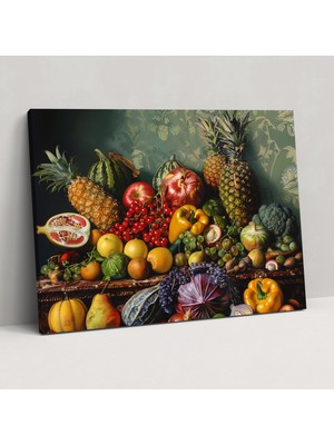 Painted Anarchy Realizm Natürmort Duvar Tablosu - Realizm, Realizm, Kanvas Tablo, Duvar Dekorasyonu, 50X30