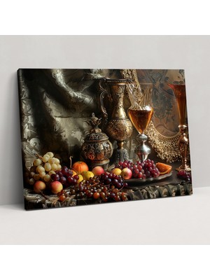 Painted Anarchy Rembrandt Zarif Natürmort Kanvas Tablo - Rembrandt, Ev Dekorasyonu, Duvar Dekorasyonu, Kanvas Tablo, 50X30