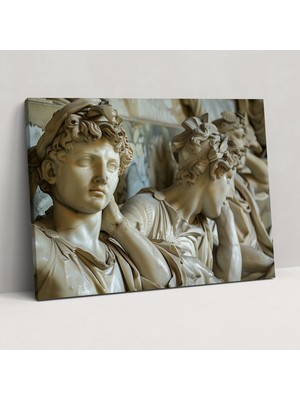 Painted Anarchy Neoklasizm Kanvas Tablo: Klasik Heykel Duvar Tablosu - Neoklasizm, Kanvas Tablo, Kanvas Tablo, Ev Dekorasyonu, 50X30
