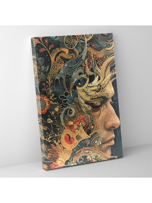 Painted Anarchy Karmaşık Desenler Kanvas Tablo - Maniyerizm, Zarafet, Kanvas Tablo, 30X50