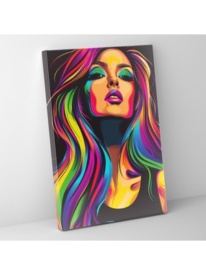 Painted Anarchy Popart Tarzı Kanvas Tablo - Popart, Duvar Süslemesi, Ev Dekorasyonu, Popart Tarzı, 30X50