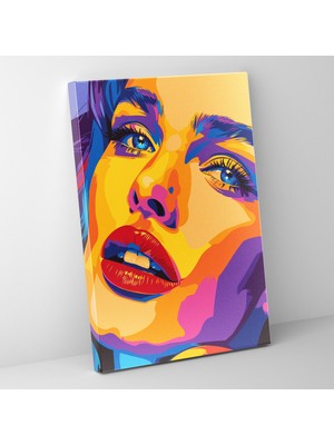 Painted Anarchy Popart Tarzı Duvar Dekorasyonu - Popart, Popart Tarzı, Kanvas Tablo, Duvar Dekorasyonu, 30X50