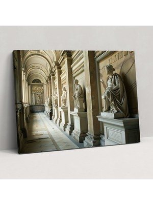 Neoklasizm Duvar Dekorasyonu: Roma Heykelleri Kanvas Tablo - Neoklasizm, Kanvas Tablo, Neoklasizm, Ev Dekorasyonu, 50X30