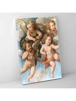 Painted Anarchy Raphael'in Melekleri Duvar Dekorasyonu - Raffaello Sanzio, Raffaello Sanzio, Ev Dekorasyonu, Kanvas Tablo, 30X50