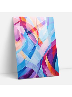 Painted Anarchy Oppenheimer Cam Baskı - Soyut Modern Sanat - Oppenheimer, Ev Dekorasyonu, Dinamik Desen, Soyut, 30X45