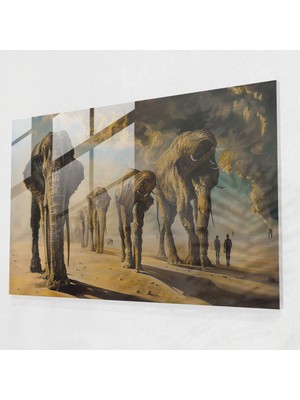 Painted Anarchy Filler Cam Duvar Sanatı - Salvador Dali, Cam Duvar Sanatı, Gerçeküstücülük, Salvador Dali, 45X30