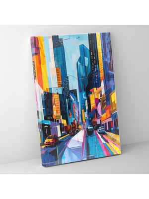 Painted Anarchy Popart Tarzı Kanvas Tablo - Popart, Duvar Sanatı, Duvar Dekorasyonu, Parlak Renkler, 30X50